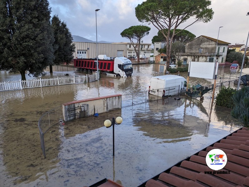 Alluvione a Quarrata   il centro 