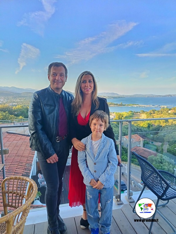 L 'aperitivo presso la terrazza dell'Hotel Alcyon